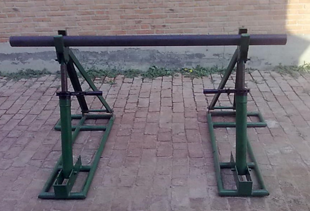 Mechanical cable reel stand cable drum jack Import Export