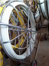 Fiberglass duct rod with wire coating
