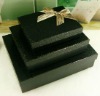 Black gift set boxes
