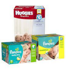 Couches jetables Pampers pour bébé en gros