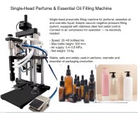 Single-Head Perfume & Essential Oil Filling Machine, CBD Oil Automatic Filling Machine
