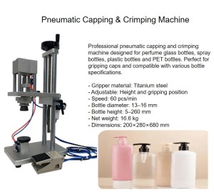 Pneumatic Capping & Crimping Machine