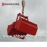 Electro-hydraulic clamshell grab bucket for ship loading