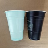 14oz 425ml Wholesale Price Food Grade PP Plastic Red Solo Home Party Cup with Logo