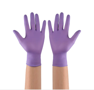 Embrace Sustainability with Our Biodegradable Nitrile Protective Gloves