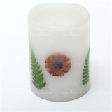 LED Real Wax Battery Operated Flameless Candle with a Flickering Flame