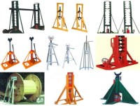 Hydraulic cable drum jack,Cable drum trestles,Hydraulic lifting jacks