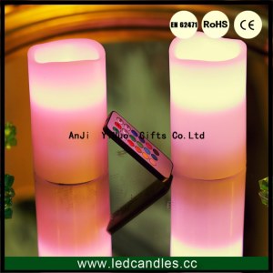 Wholesale Ivory Wax Flameless LED Candle, Remote Control Candle