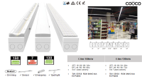 Linear light system for supermarket