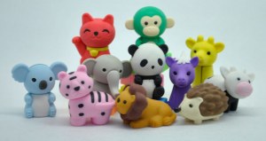 Animal Shaped Erasers