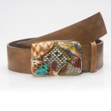 Brasilian leather belts and bracelets