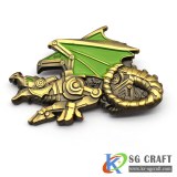 High quality 3D metal lapel pin,character badge,3D anmimal lapelpin