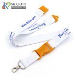 Custom sublimation lanyard with safety buckle and logo