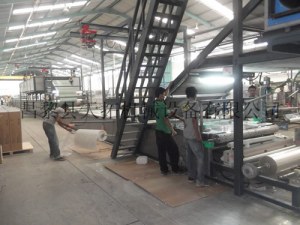 FRP gel coat tile equipment