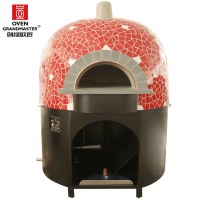 Italy Pizza Oven Gas Burner Heating Lava Rock commercial Pizza Oven