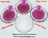 Ruby ball, ruby round, corundum ball, corundum round, cubic zirconia,CZ