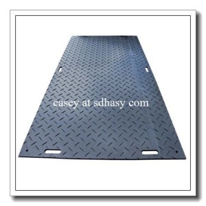 HDPE plastic ground protection mat