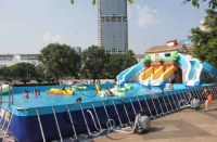 Outdoor Thrilling Inflatable Water Park / Inflatable Water Sport