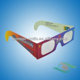 Cheap paper linear polarized 3d glasses