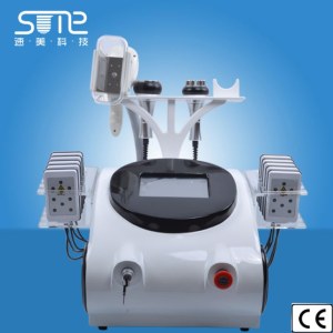 Ultrasonic 40k Cavitation Vacuum Sixpolar Radio Frequency Diode Lipo Laser Machine