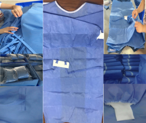 Standard and Reinforced Surgical Gown,Drapes and Packs