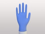 Ice blue dispoable nitrile exam gloves