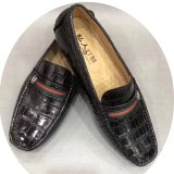 Thailand Crocodile Leather Shoes Men's Genuine Leather Breathable Beanie Shoes Authenti...
