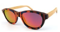 Skateboard wood sunglasses Polarized Revo lens