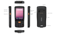 NEW LAUNCH 4'' Android: EM-T40 Rugged Handheld
