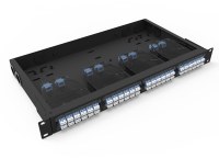 Fixed Fiber Optical Patch Panel 96cores LC Adapter Duplex for High Density Network Solu...