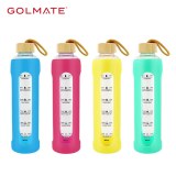 Borosilicate Glass Water Bottle with Silicone Sleeve