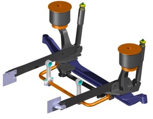 10-12M LARGE BUS AIR SUSPENSION SYSTEM