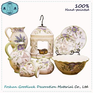 Grace Birdcage Pattern Saudi Arabia Market Living Art Luxury Dinner Set