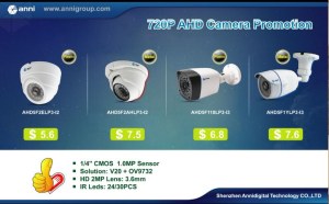 720 P AHD camera