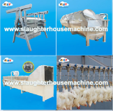 Complete poultry slaughtering line for slaughterhouse plant