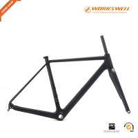 Chinese supply full carbon aero cycle cross bike frame WCB-C-112 with high quality Chi...