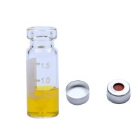 2ml crimp top vial with write on spot