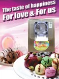 Electric ice cream machine,soft ice cream maker,stainless steel ice cream maker