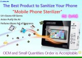 CE RoHS Certified Mobile Phone Sterilizer UV Cellphone Sanitizer Disinfector, UV Ozone...