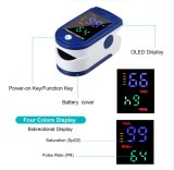 4 Color LED Display Portable Heart Rate Oximeter