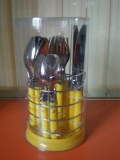 Hot sale PP handle cutlery set