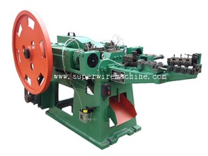 Super wire nail making machine