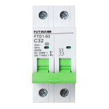 Futina 2 Pole 32 Amp MCB Circuit Breaker FTD1