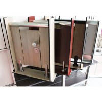 Hpl toilet partition and shower material with stainless steel accessories