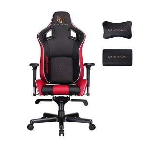 VICTORAGE Delta VC Series Premium PU Leather Home Chair Gaming Chair(Red)