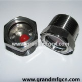 Grandmfg® Staineless Steel 304 316 oil level sight glass plugs window for radiator,gear...