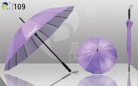 Durable Straight Promotional Umbrellas,Safe Manual Open,Metal Frame,16K Ribs are Strong...