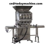 Machine de pesage et de remplissage de poudre multihead CBD pour la poudre de curcuma