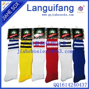 Custom striped football sock in various colors