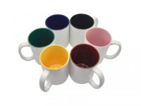Photo mugs--11oz two-tone color mug (inside color)